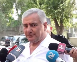 Ашот Ташо калужский на встрече в Гюмри, Ширакская область