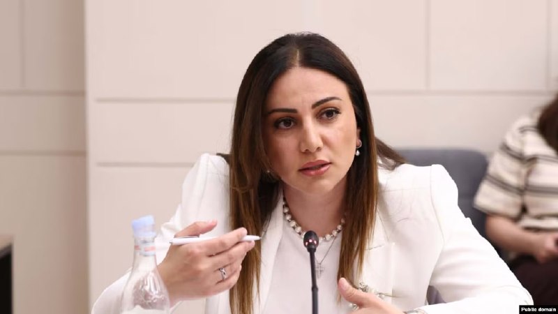 Арусяк Манавазян и Артур Ованнисян на политическом мероприятии в Гюмри